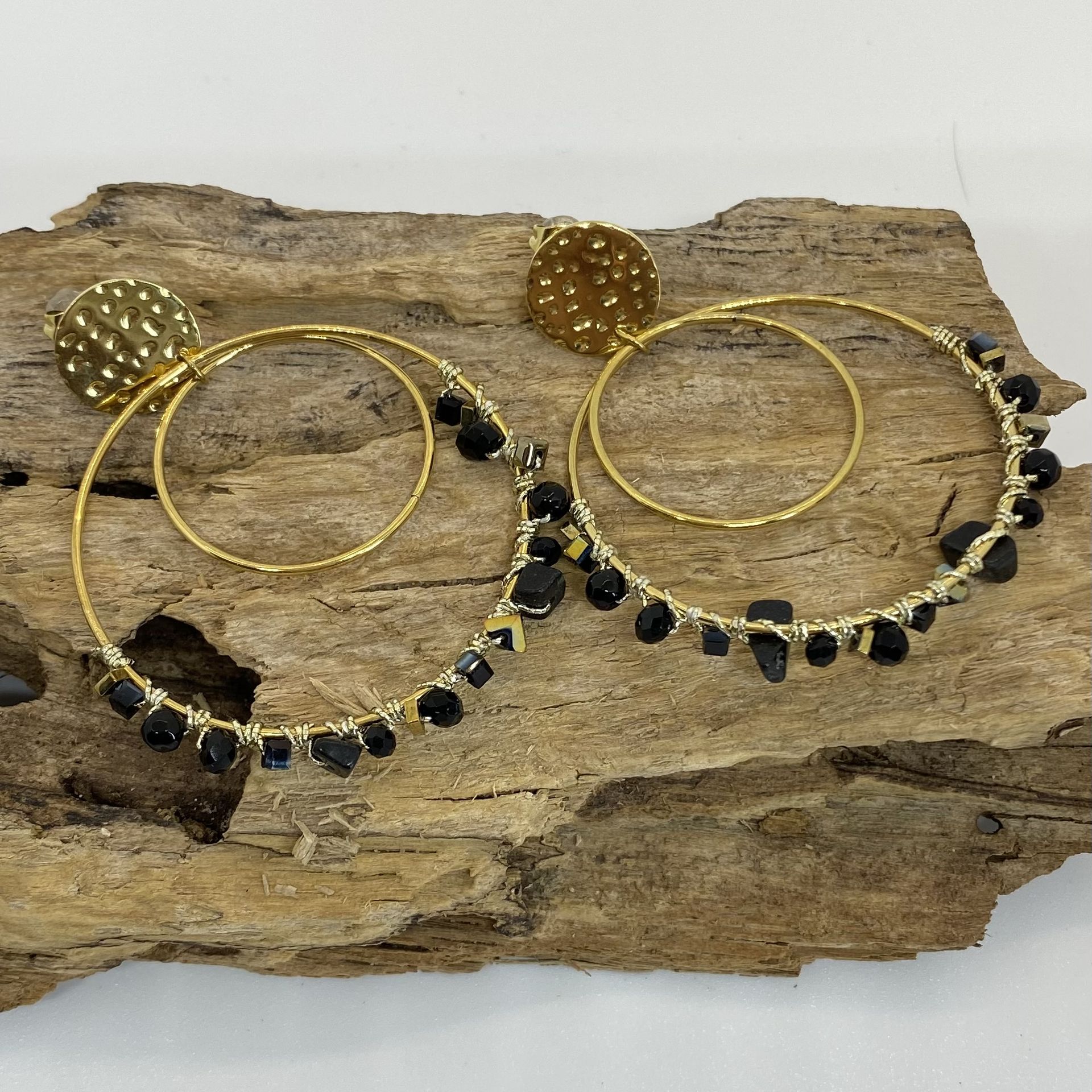 Bijoux Boucles d'oreilles thuyas - Création nantaise Kalisaya - TU